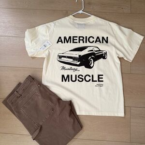 NWT Pacsun mens graphic t shirt Mustang american muscle size medium
